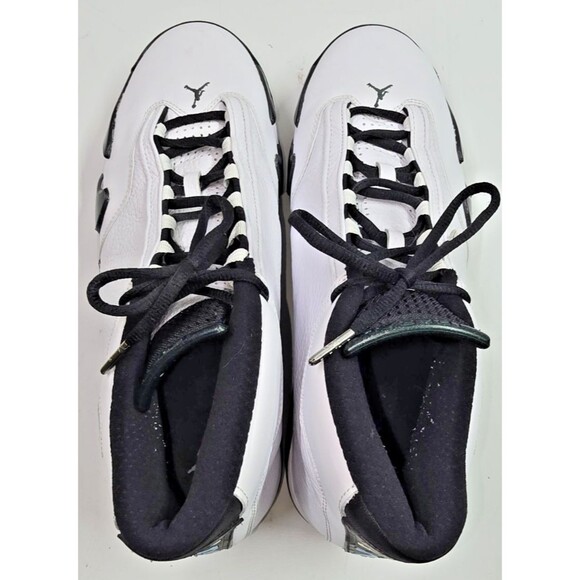 Size 12 - Air Jordan 14 Retro 2016 Oxidized Green 487471-106 White Black Sneaker - Picture 12 of 14